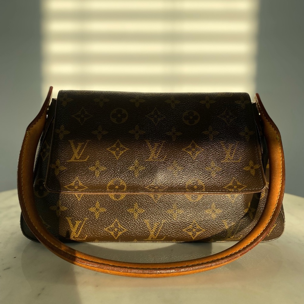 Louis Vuitton Brown Monogram Mini Looping Purse